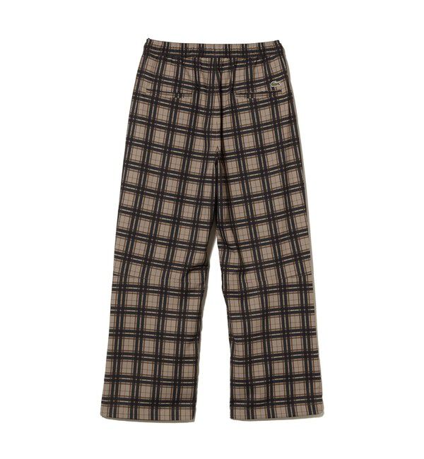 BEAMS「【別注】LACOSTE / Plaid Pants」|チノ|