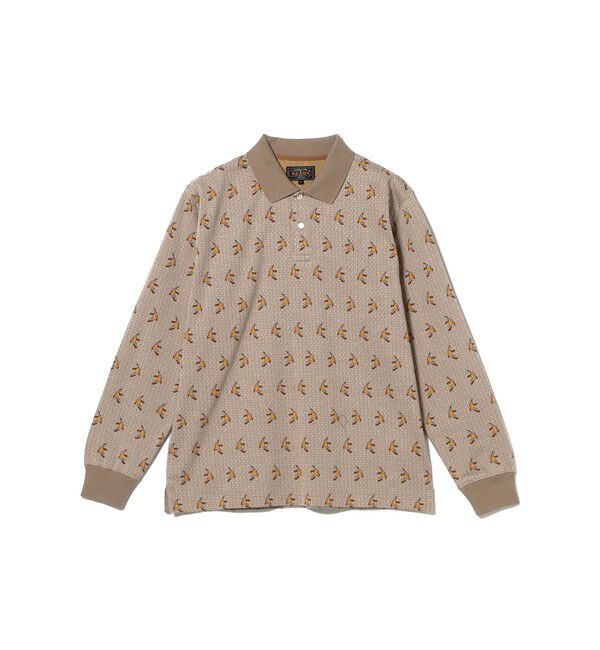 BEAMS PLUS「Knit Polo Pattern Jacquard」|ポロシャツ|