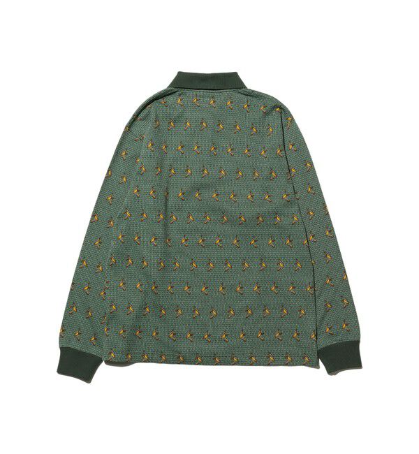 BEAMS PLUS「Knit Polo Pattern Jacquard」|ポロシャツ|