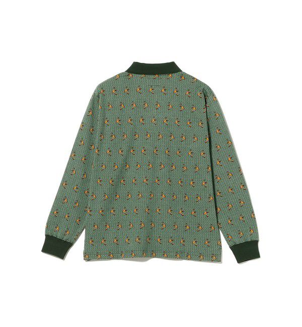 BEAMS PLUS「Knit Polo Pattern Jacquard」|ポロシャツ|