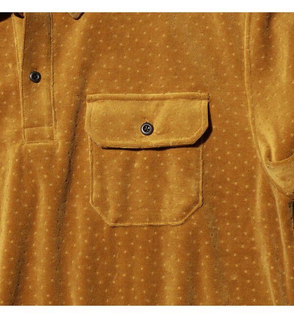 BEAMS PLUS「Knit Polo Velour」|ポロシャツ|