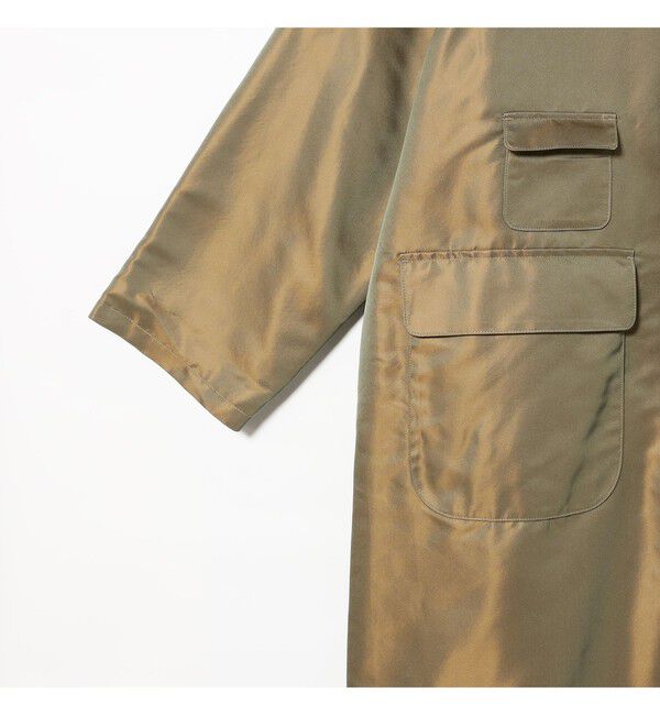 BEAMS PLUS「Over Coat Silk Chambray」|ダッフルコート|