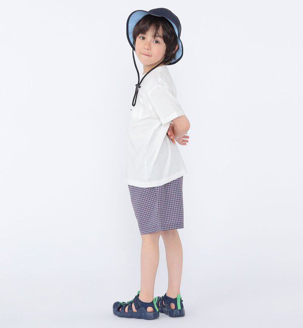 SHIPS KIDS「【累計販売数1万枚突破!!】【WEB限定】SHIPS KIDS:100～160cm /SHIPS マイクロロゴ Tシャツ」|Tシャツ・カットソー|