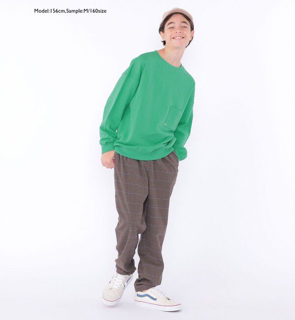 SHIPS KIDS「【WEB限定】SHIPS KIDS:100～160cm / マイクロ ロゴ スウェット」|スウェット・ジャージ|