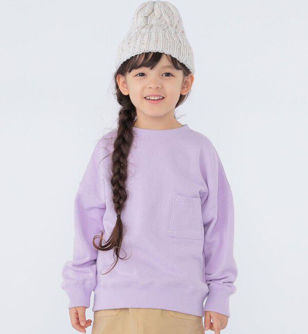SHIPS KIDS「【WEB限定】SHIPS KIDS:100～160cm / マイクロ ロゴ スウェット」|スウェット・ジャージ|
