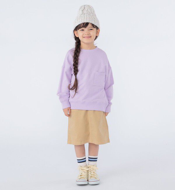 SHIPS KIDS「【WEB限定】SHIPS KIDS:100～160cm / マイクロ ロゴ スウェット」|スウェット・ジャージ|