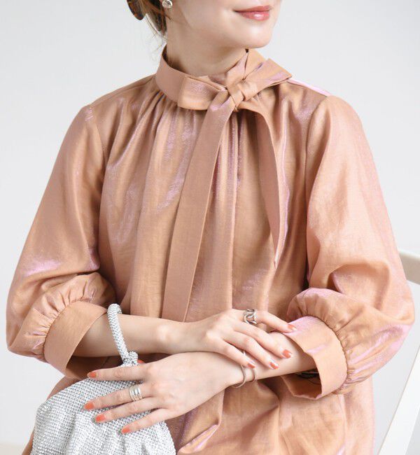 SHIPS for women「【SHIPS別注】kaene:2WAY ボウタイ ロング ワンピース（セレモニー対応可）」|ワンピース|