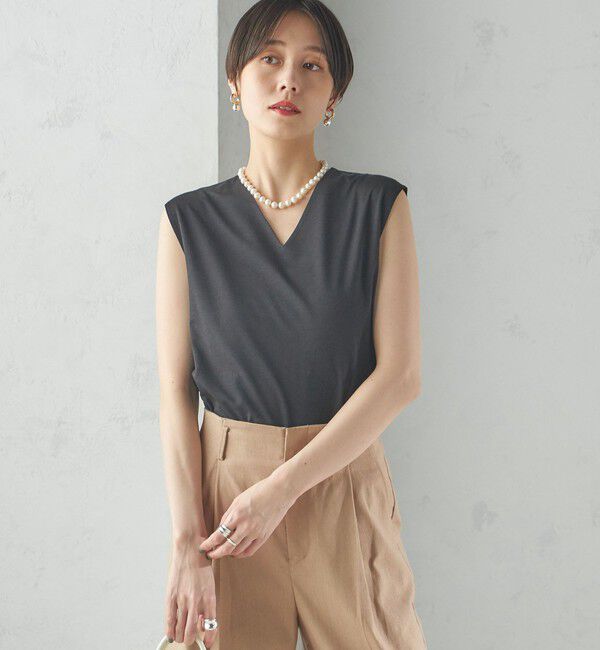 SHIPS for women「〈手洗い可能〉SORONA(R) 2WAY タンクトップ」|タンクトップ|