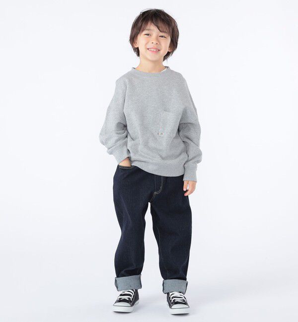 SHIPS KIDS「【WEB限定】SHIPS KIDS:100～160cm / NEW マイクロ ロゴ スウェット」|スウェット・ジャージ|