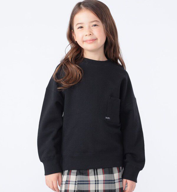 SHIPS KIDS「【WEB限定】SHIPS KIDS:100～160cm / NEW マイクロ ロゴ スウェット」|スウェット・ジャージ|