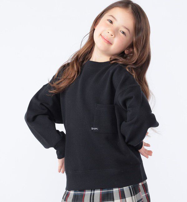 SHIPS KIDS「【WEB限定】SHIPS KIDS:100～160cm / NEW マイクロ ロゴ スウェット」|スウェット・ジャージ|