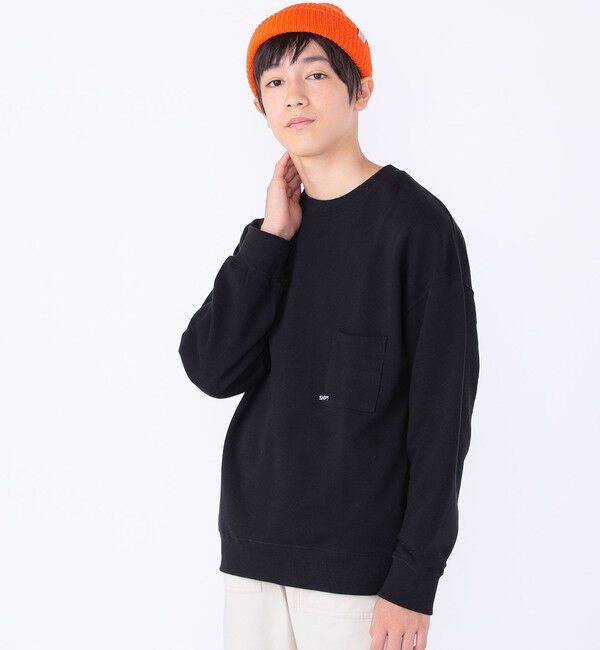 SHIPS KIDS「【WEB限定】SHIPS KIDS:100～160cm / NEW マイクロ ロゴ スウェット」|スウェット・ジャージ|