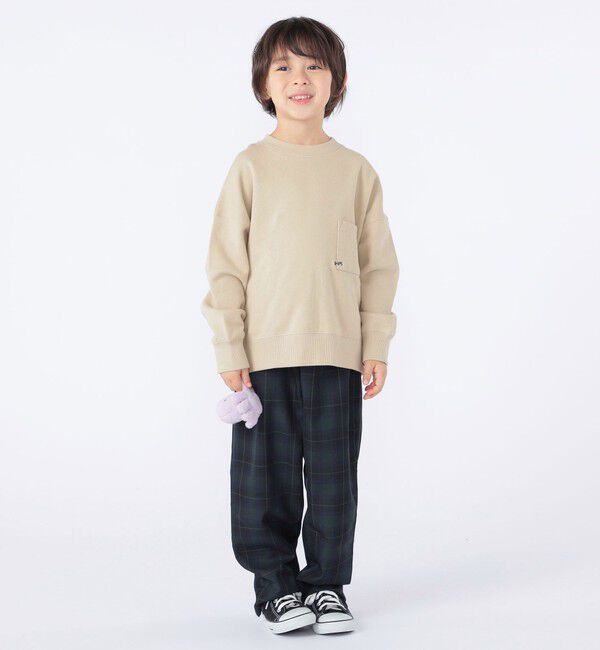 SHIPS KIDS「【WEB限定】SHIPS KIDS:100～160cm / NEW マイクロ ロゴ スウェット」|スウェット・ジャージ|