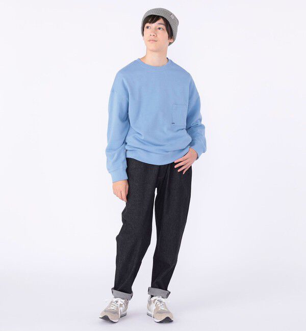 SHIPS KIDS「【WEB限定】SHIPS KIDS:100～160cm / NEW マイクロ ロゴ スウェット」|スウェット・ジャージ|