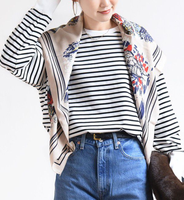 SHIPS for women「〈手洗い可能〉ロング リブ ラウンド ヘム プルオーバー」|Tシャツ・カットソー|ブラック