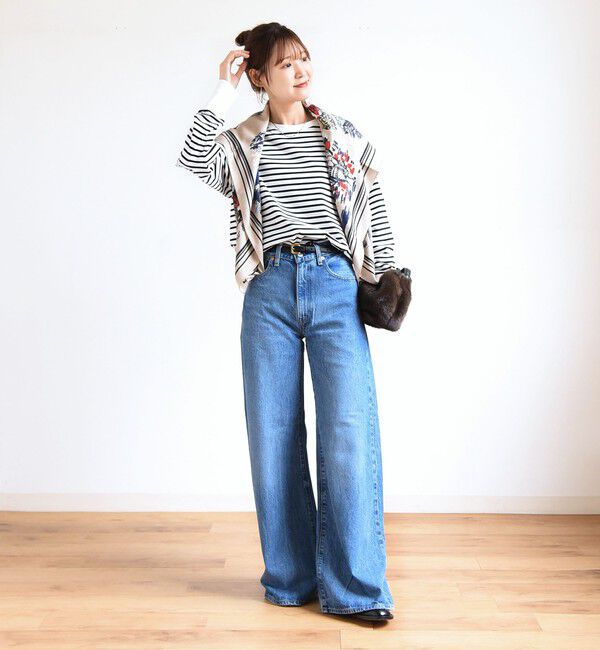 SHIPS for women「〈手洗い可能〉ロング リブ ラウンド ヘム プルオーバー」|Tシャツ・カットソー|