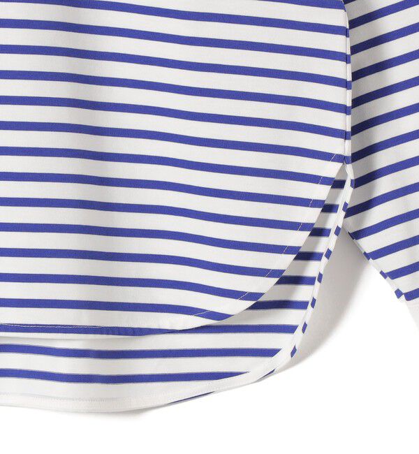 SHIPS for women「〈手洗い可能〉ロング リブ ラウンド ヘム プルオーバー」|Tシャツ・カットソー|