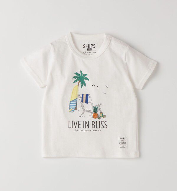 SHIPS Colors 「SHIPS Colors:80～130cm / パッチワーク 刺繍 Tシャツ」|Tシャツ・カットソー|