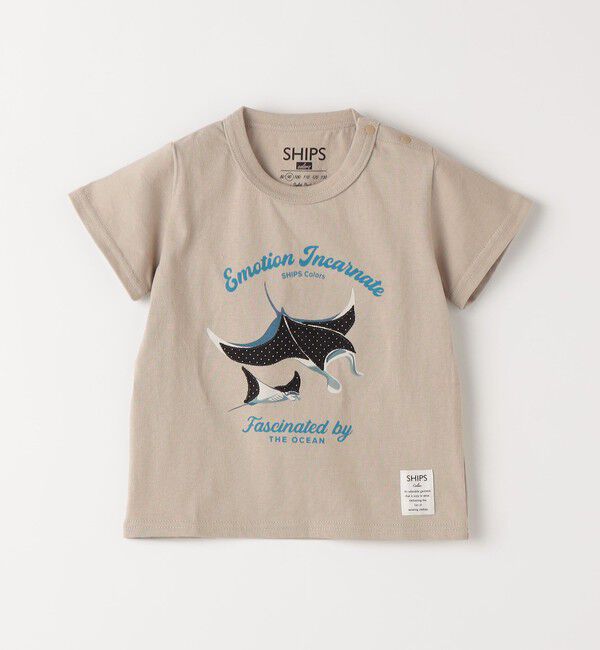 SHIPS Colors 「SHIPS Colors:80～130cm / パッチワーク 刺繍 Tシャツ」|Tシャツ・カットソー|