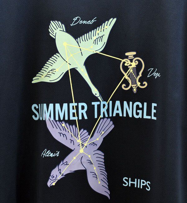 SHIPS KIDS「SHIPS KIDS:140～160cm /〈接触冷感/吸水速乾〉サマー トライアングル  Tシャツ」|Tシャツ・カットソー|