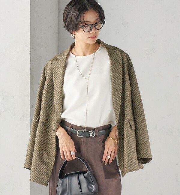 SHIPS for women「〈洗濯機可能〉アムンゼンダブル クロス プルオーバー」|Tシャツ・カットソー|