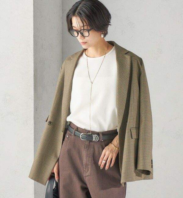 SHIPS for women「〈洗濯機可能〉アムンゼンダブル クロス プルオーバー」|Tシャツ・カットソー|
