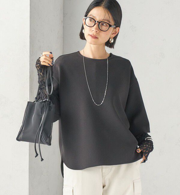 SHIPS for women「〈洗濯機可能〉アムンゼンダブル クロス プルオーバー」|Tシャツ・カットソー|