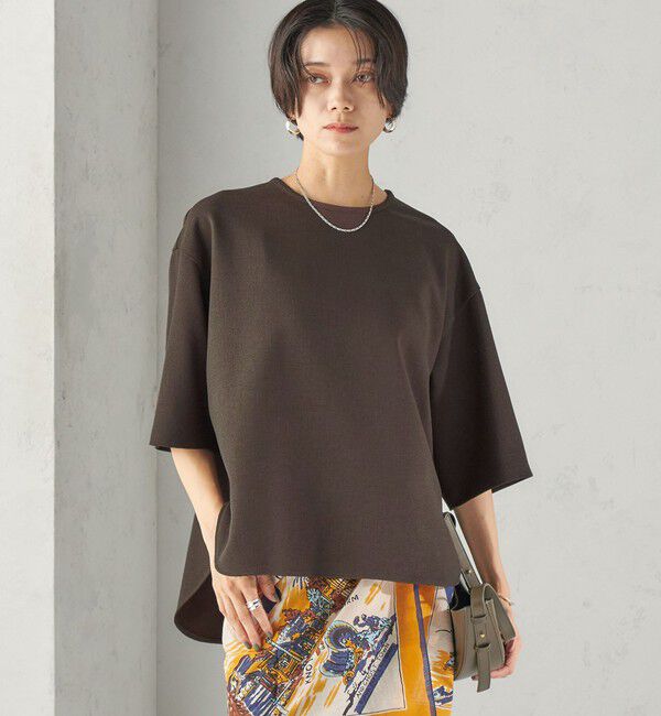 SHIPS for women「〈洗濯機可能〉アムンゼンダブル クロス プルオーバー」|Tシャツ・カットソー|