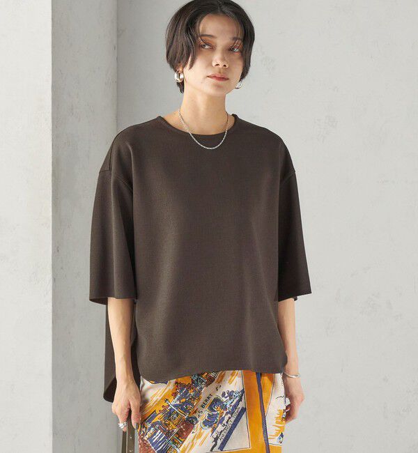 SHIPS for women「〈洗濯機可能〉アムンゼンダブル クロス プルオーバー」|Tシャツ・カットソー|