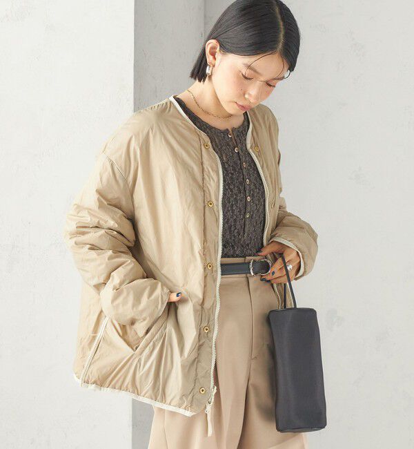 SHIPS for women「《一部予約》【SHIPS別注】TAION:〈手洗い可能〉リバーシブル マルチ WAY ダウン ジャケット」|ダウン|