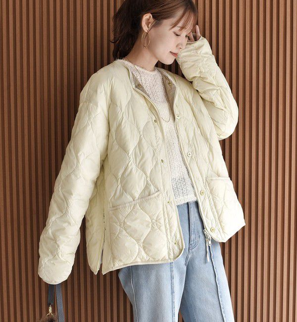 SHIPS for women「《一部予約》【SHIPS別注】TAION:〈手洗い可能〉リバーシブル マルチ WAY ダウン ジャケット」|ダウン|