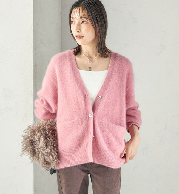 SHIPS for women「杢 フォックス カシミヤ Vネック カーディガン」|カーディガン|