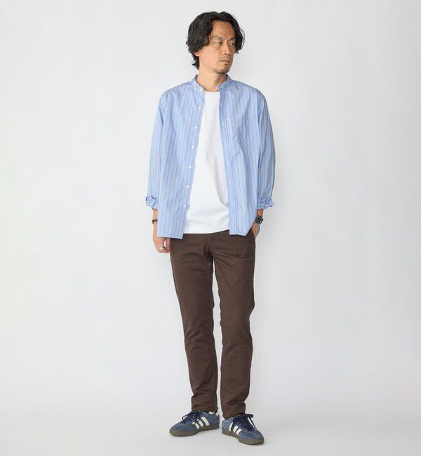 SHIPS「〈MADE IN JAPAN〉タイプライター バンドカラー シャツ」|シャツ・ブラウス|
