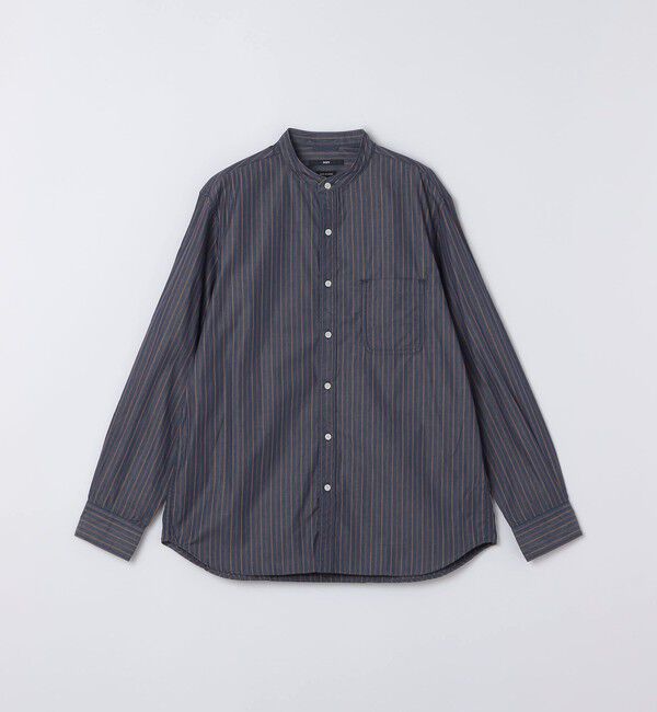 SHIPS「〈MADE IN JAPAN〉タイプライター バンドカラー シャツ」|シャツ・ブラウス|
