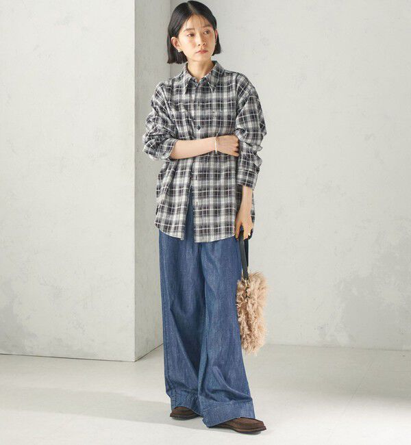 SHIPS for women「SHIPS NINE CASE:〈洗濯機可能〉チェック シャツ」|シャツ・ブラウス|