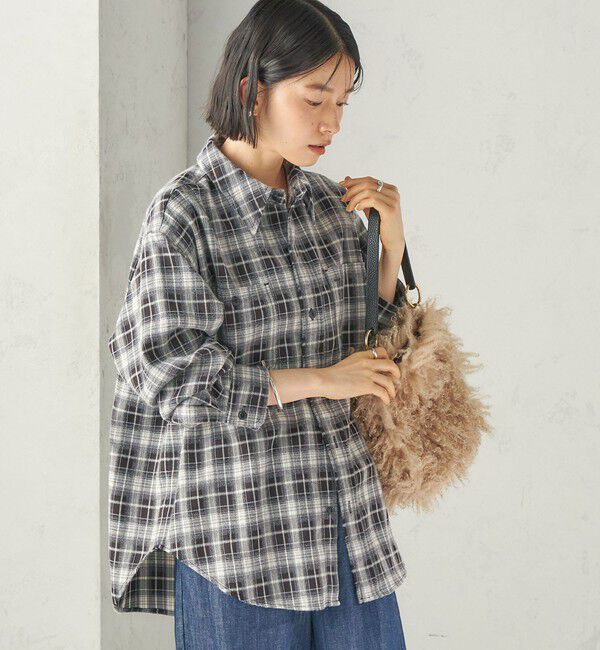 SHIPS for women「SHIPS NINE CASE:〈洗濯機可能〉チェック シャツ」|シャツ・ブラウス|