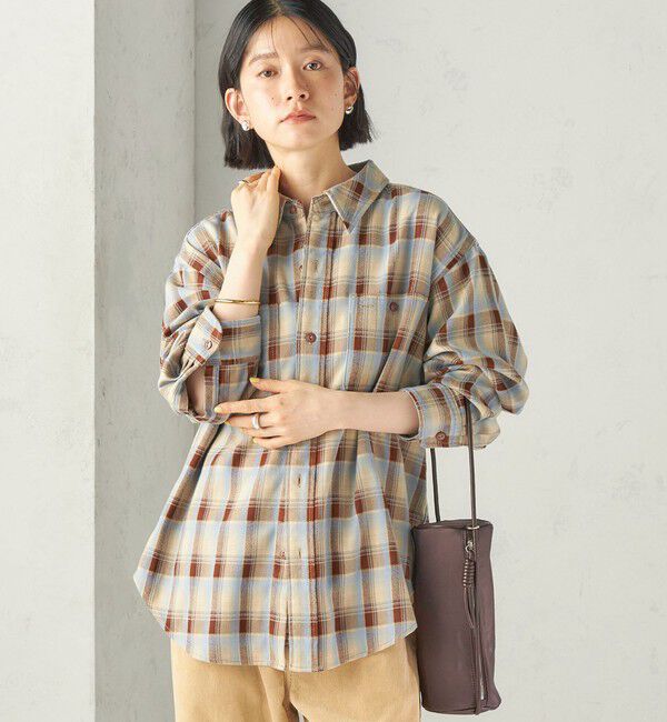 SHIPS for women「SHIPS NINE CASE:〈洗濯機可能〉チェック シャツ」|シャツ・ブラウス|