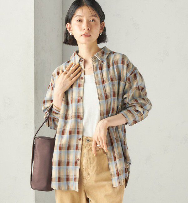 SHIPS for women「SHIPS NINE CASE:〈洗濯機可能〉チェック シャツ」|シャツ・ブラウス|