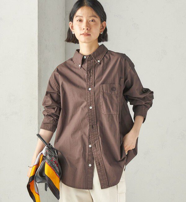 SHIPS for women「SHIPS NINE CASE:〈洗濯機可能〉製品染め シャツ」|シャツ・ブラウス|