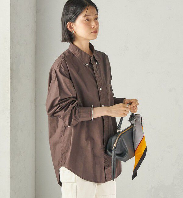 SHIPS for women「SHIPS NINE CASE:〈洗濯機可能〉製品染め シャツ」|シャツ・ブラウス|