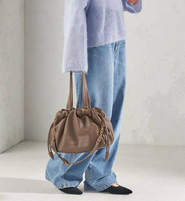 SHIPS for women「【WEB限定】George Cinq: DRAWSTRING BAG（L）」|ショルダー・メッセンジャー|