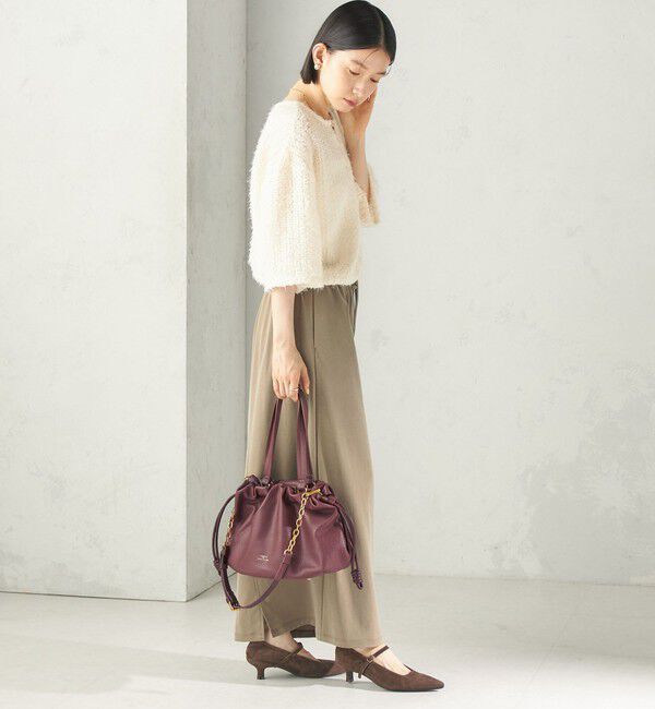 SHIPS for women「【WEB限定】George Cinq: DRAWSTRING BAG（L）」|ショルダー・メッセンジャー|