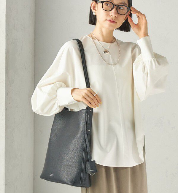 SHIPS for women「【WEB限定】George Cinq: BUKET BAG（M）」|トートバッグ|ブラック