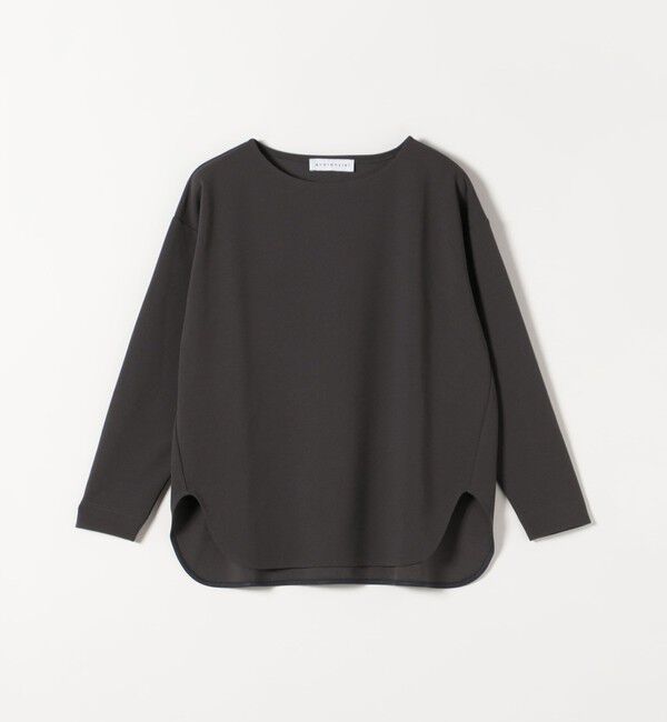 quaranciel「〈洗濯機可能〉カットジョーゼット ラウンドヘム ルーズ プルオーバー」|Tシャツ・カットソー|