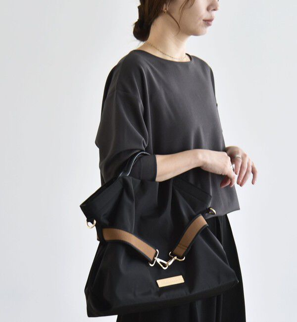 quaranciel「〈洗濯機可能〉カットジョーゼット ラウンドヘム ルーズ プルオーバー」|Tシャツ・カットソー|