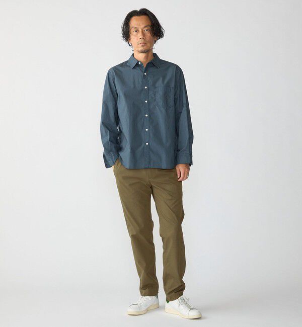 SHIPS「SHIPS:〈MADE IN JAPAN〉タイプライター ワッシャー レギュラーカラー シャツ」|シャツ・ブラウス|