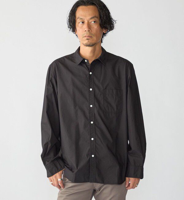 SHIPS「SHIPS:〈MADE IN JAPAN〉タイプライター ワッシャー レギュラーカラー シャツ」|シャツ・ブラウス|