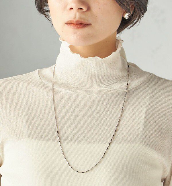 SHIPS for women「〈手洗い可能〉ドライ テレコ リブ タートルネック」|Tシャツ・カットソー|