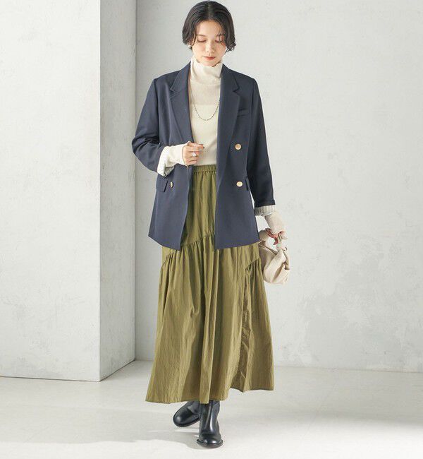 SHIPS for women「〈手洗い可能〉ドライ テレコ リブ タートルネック」|Tシャツ・カットソー|