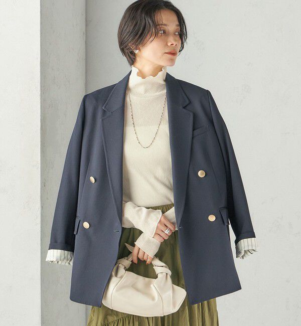 SHIPS for women「〈手洗い可能〉ドライ テレコ リブ タートルネック」|Tシャツ・カットソー|